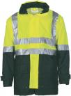 DNC 3867, HiVis Two Tone Breathable Rain Jacket with 3M R/ Tape